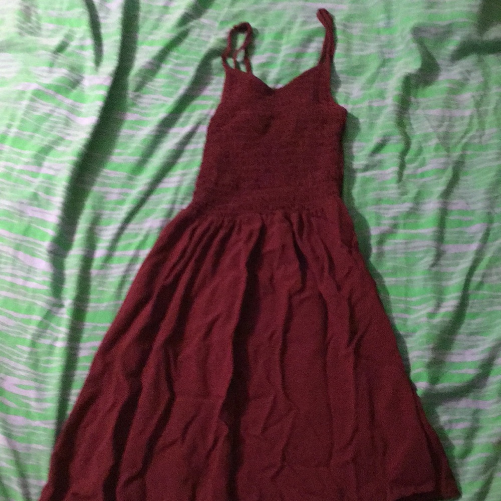 Burgundy Dress